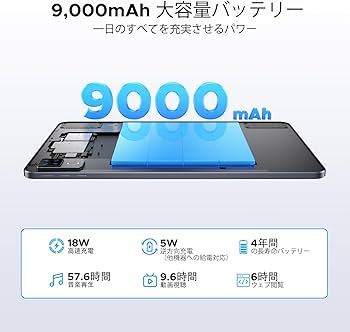 Amazon.co.jp: 【Android 16 タブレット 12インチ初登場】 DOOGEE U12